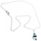 Emerald-Green and Clear AB Snow-Laden Austrian Crystal Christmas Tree Chain Necklace Sterling Silver product 2